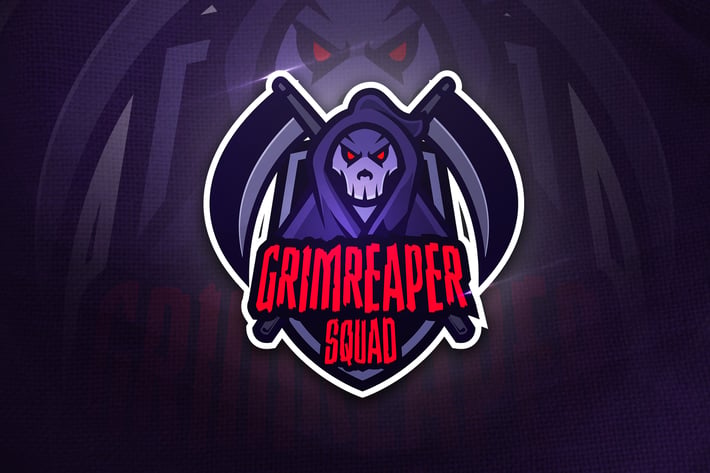 Grimreaper Squad - Mascot Sports Logo