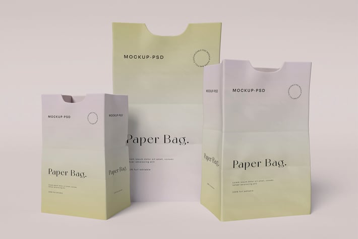 Paper Bags mockup