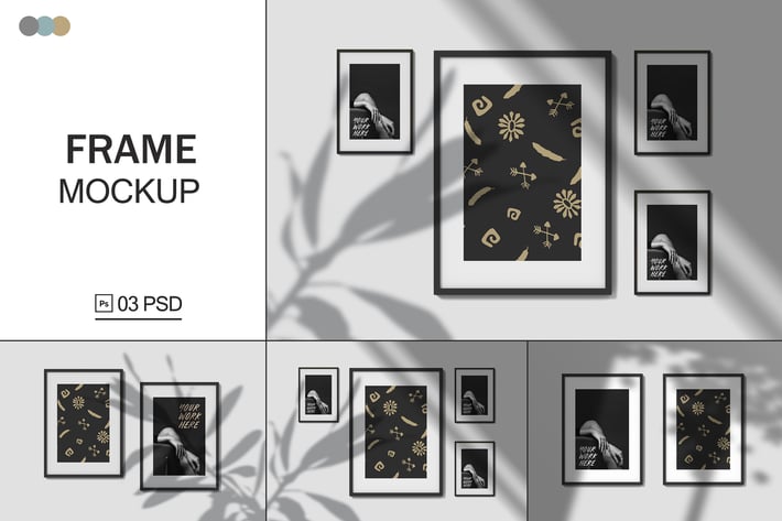 Frame Mockups Minimalist