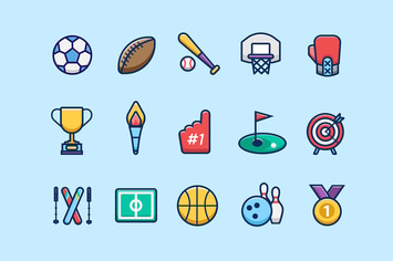 Color Sports Icons
