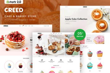 Creed - Cake & Bakery Responsive Shopify 2.0 Theme