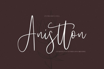 Anistton - Feminine Font