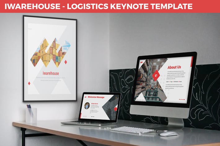 iWarehouse - Logistics Keynote Template
