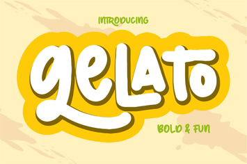 Gelato | Bold & Fun Font