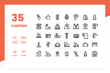 Camping - Icons Pack