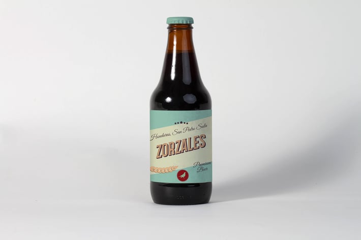 Small Beer Bottle Mock Up