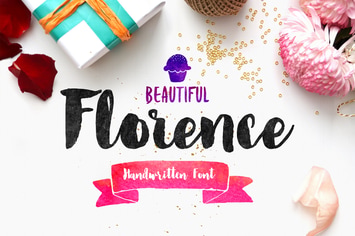 Florence Brush Font
