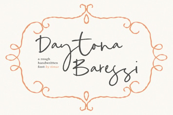 Daytona Baressi – Rough Handwritten Font TT