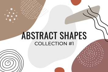 Abstract shapes collection #1