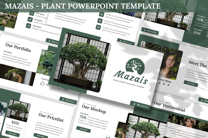 Mazais - Plant Powerpoint Template
