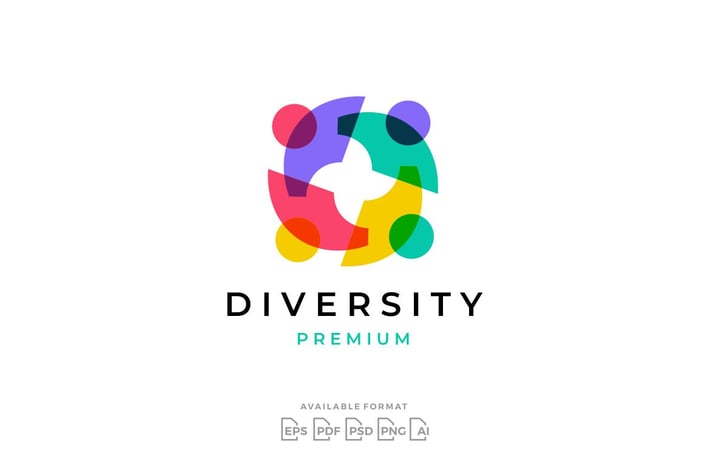 Diversity People Family Together Logo