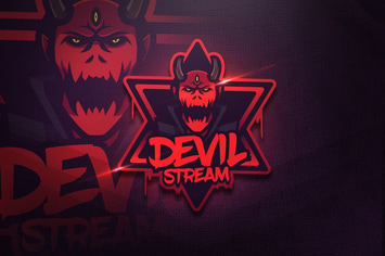 Devil Stream - Mascot & Esport Logo