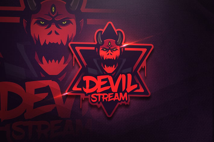 Devil Stream - Mascot & Esport Logo
