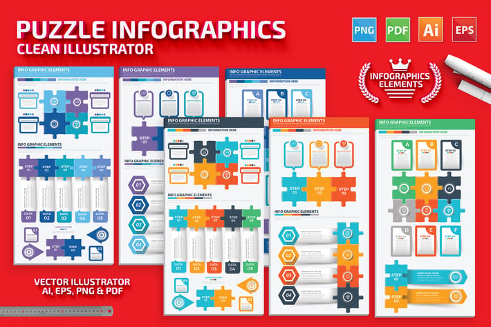 Puzzle Infographics