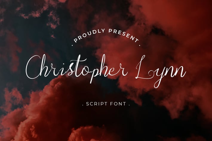 Christopher Lynn Handwritten Script