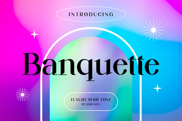 Banquette Luxury Serif Font