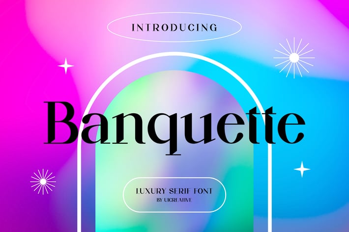 Banquette Luxury Serif Font