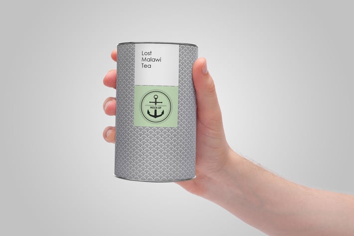 Cardboard Tube Packaging MockUp
