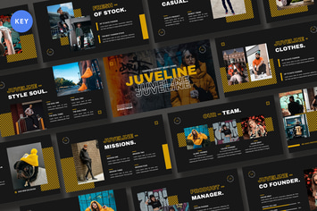 Juveline Streetwear Keynote Template