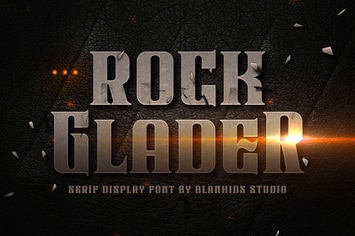 Rock Glader a Serif Display Font