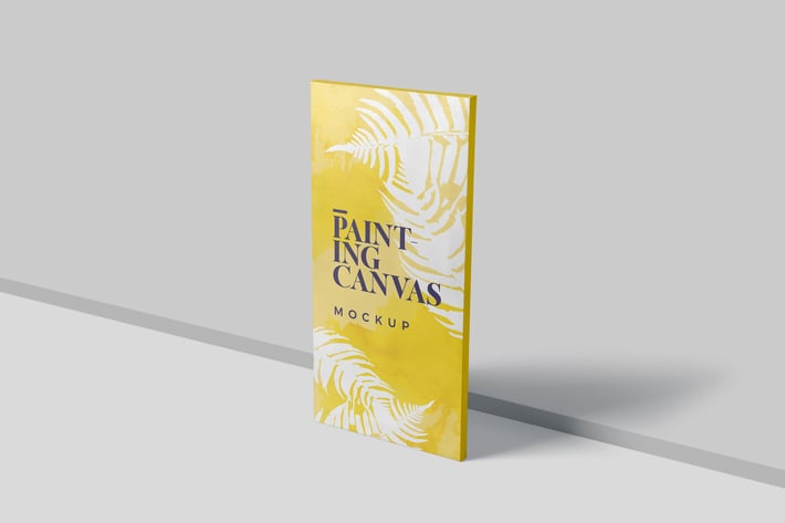 Rectangle Painting Canvas Mockups