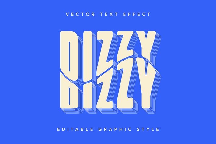 Layered Vector Text Effect Mockup