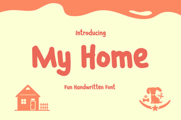 My Home - Fun Handwritten
