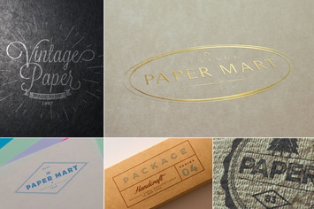 Creative Paper Logo Mockups