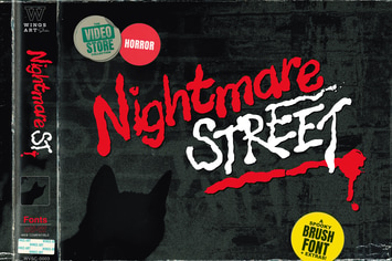 Nightmare Street - The Retro Halloween Font