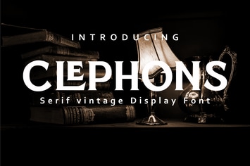 Clephons - Serif Vintage Display