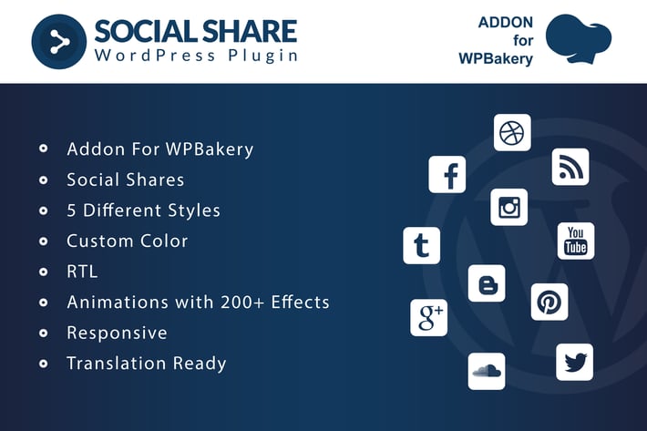 Social Share - Addons for WPBakery Page Builder