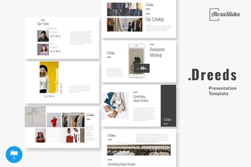 Dreeds - Clothing Keynote Presentation Template