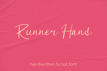 Runner Hand - Handwritten Script Font