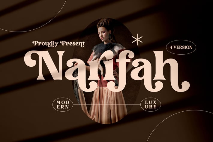 Narifah Modern Serif Font