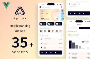 Apitex - Mobile Banking Vue App | PWA