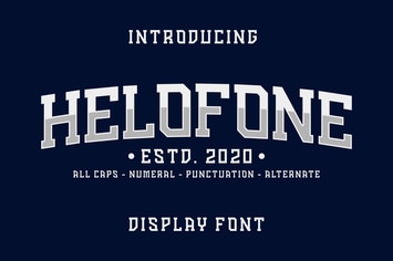 Helofone Sport Font