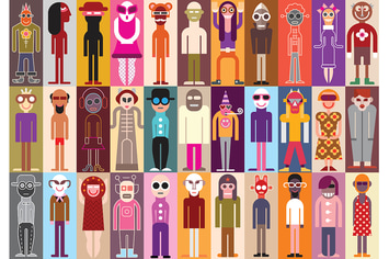 Large collection of funny people avatars
