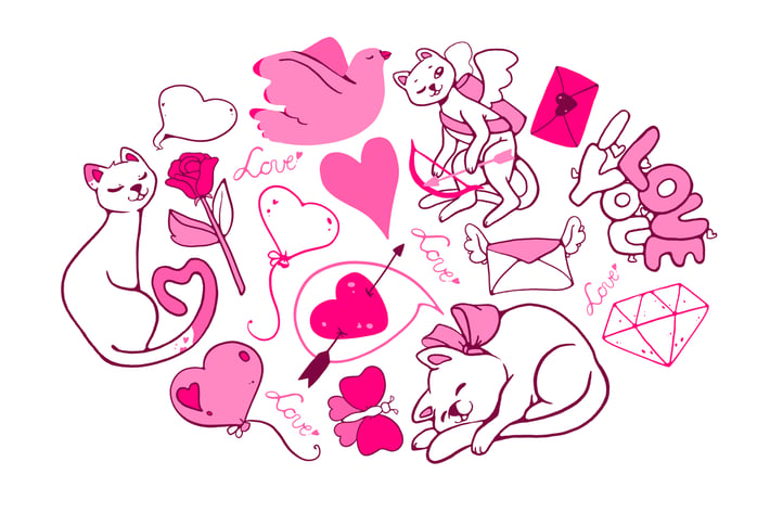Lovely Cats Doodles