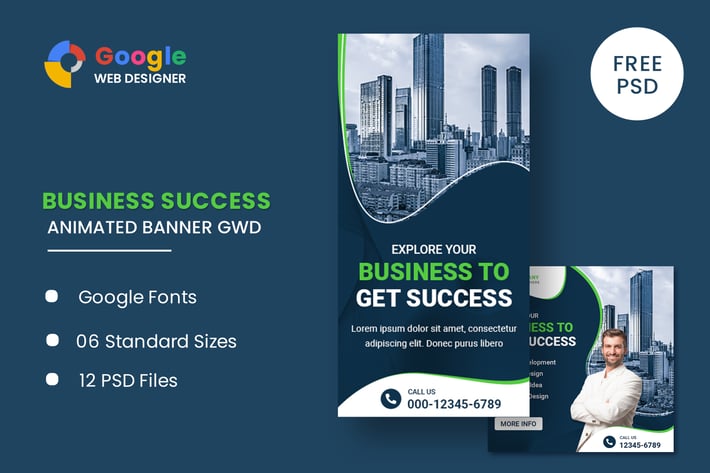 Business Animated Banner GWD