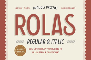 Rolas - Regular and Italic
