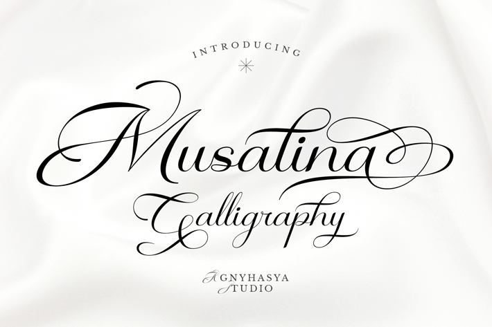Musalina Calligraphy Script