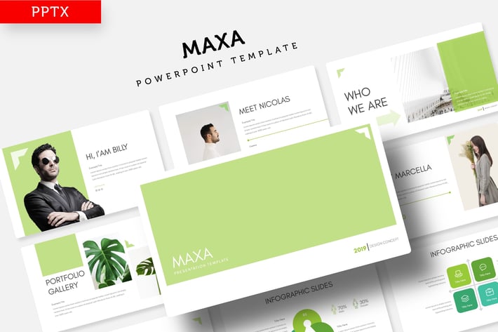 Maxa - Power Point Template