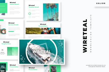 Wireteal - Google Slides Template