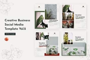 Creative Business Social Media Template Vol. 2