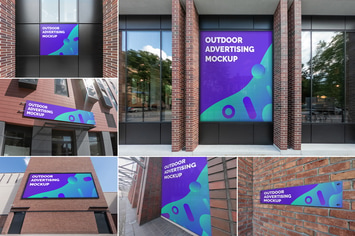 Outdoor Advertising Mockups Vol. 4