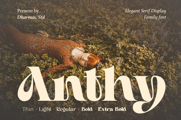 Anthy - Decorative Modern Serif