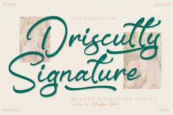 Driscutty Signature Script Font