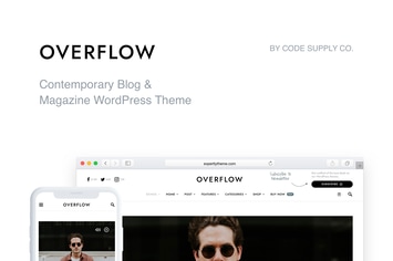 Overflow - Modern Blog & Magazine WordPress Theme 