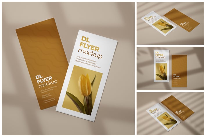 DL Flyer Mockup Set