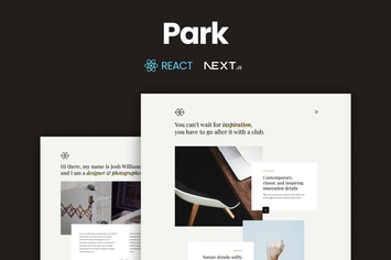 Park - Creative Portfolio React NextJS Template